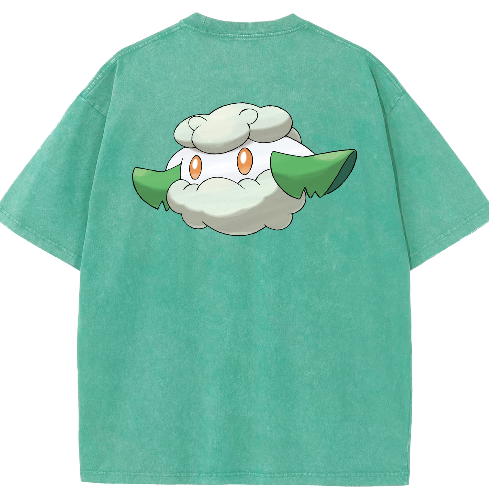 （画像用） ポケットモンスター Pokémon 綿100% ヴィンテージ風 半袖Tシャツ（背面プリント）